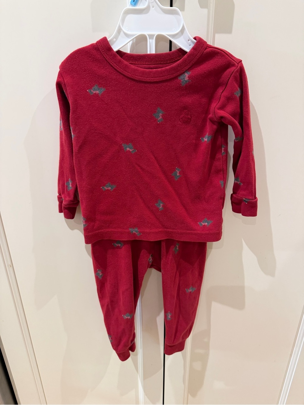 Baby gap 12-18m Kids Red dog Pajama Set